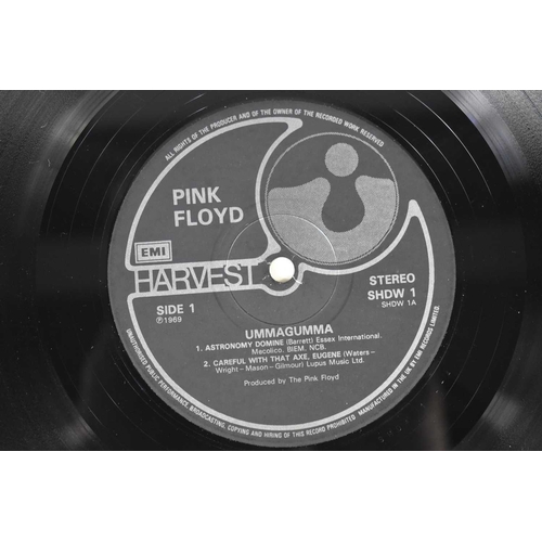 378 - A collection of Pink Floyd vinyl LPs to include Dark Side of the Moon, Piper at the Gates of Dawn, T... 