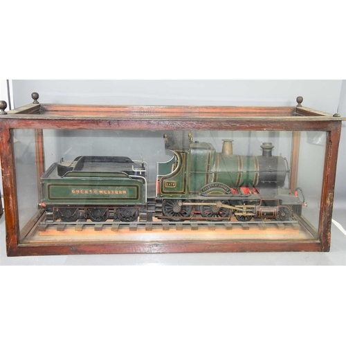 379 - Trains: a 5 inch gauge live steam model of a Great Western 