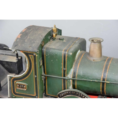 379 - Trains: a 5 inch gauge live steam model of a Great Western 