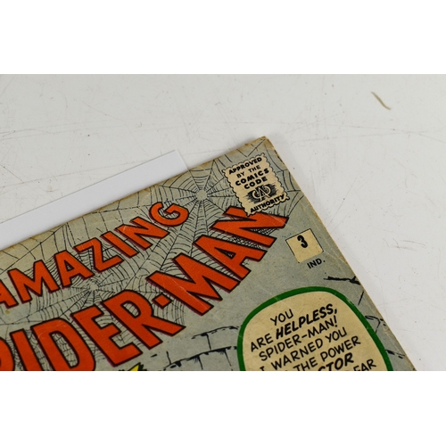 265 - Marvel Comics: The Amazing Spiderman No3 / #3, introducing Dr Octopus, 9d copy.