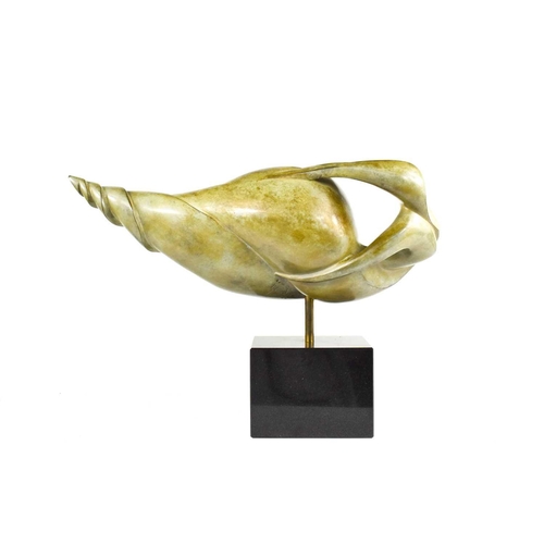 185 - Isabelle JEANDOT (French, b. 1966) La Sirène, 1996 bronze, signed, numbered 2/8,, length: 49 cm