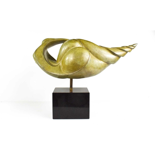 185 - Isabelle JEANDOT (French, b. 1966) La Sirène, 1996 bronze, signed, numbered 2/8,, length: 49 cm