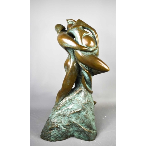 186 - Isabelle JEANDOT (French, b. 1966) Elan vital bronze, signed, numbered 2/8, height: 58 cm