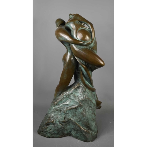 186 - Isabelle JEANDOT (French, b. 1966) Elan vital bronze, signed, numbered 2/8, height: 58 cm