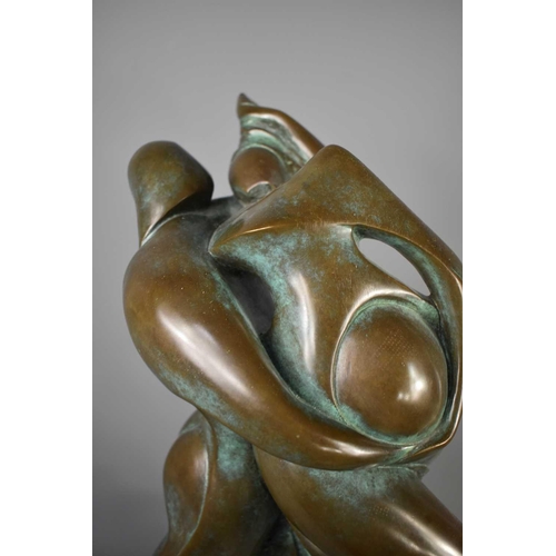 186 - Isabelle JEANDOT (French, b. 1966) Elan vital bronze, signed, numbered 2/8, height: 58 cm