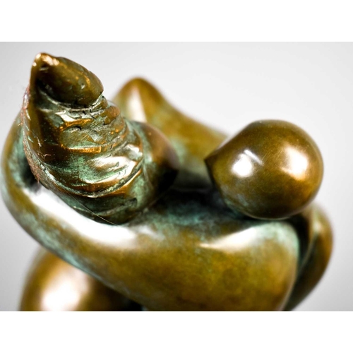 186 - Isabelle JEANDOT (French, b. 1966) Elan vital bronze, signed, numbered 2/8, height: 58 cm