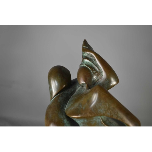 186 - Isabelle JEANDOT (French, b. 1966) Elan vital bronze, signed, numbered 2/8, height: 58 cm