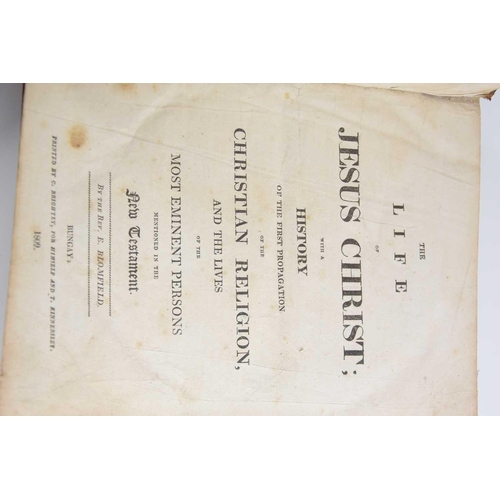 328 - The Pilgrims Progress by John Bunyan, published 1796 by T. Hepinstall together with a leather bound ... 