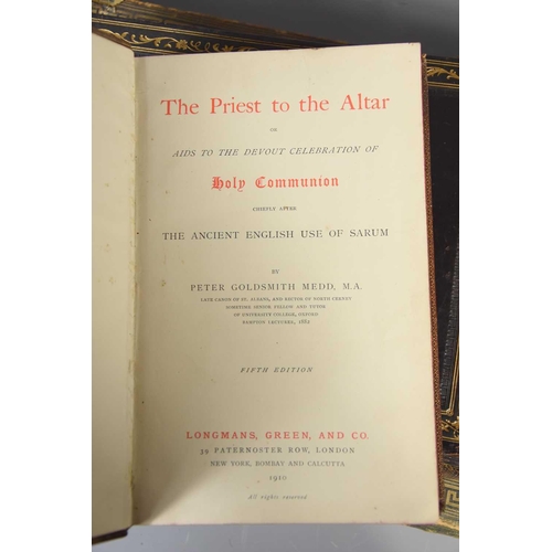 456 - A group of religious books to include The Priest to the Altar by Peter Goldsmith published in 1910, ... 