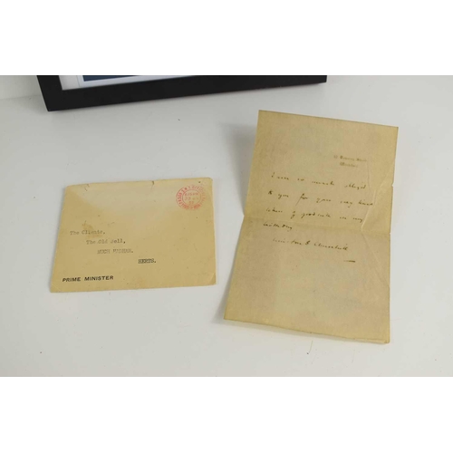 492 - Winston Churchill (1874-1965) British Prime Minister, facsimile letter, signed Winston S. Churchill ... 