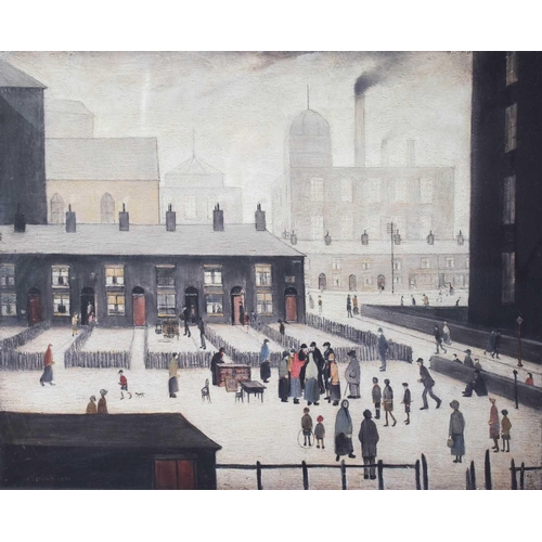 50 - LS Lowry, limited edition print, titled The Removal, no. 216/1000, 53 by 43cm.