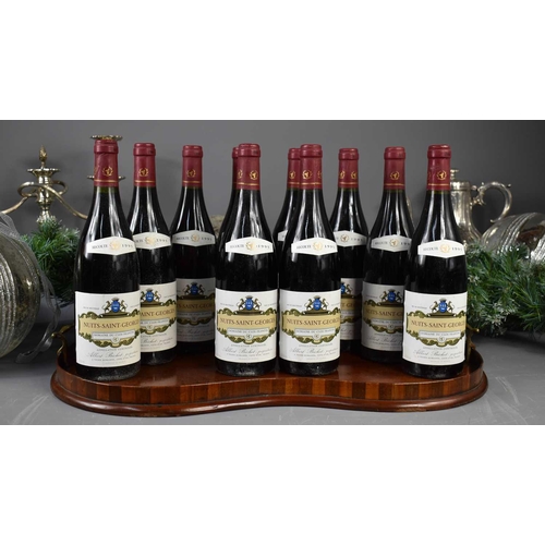 2 - Ten bottles of Nuits-Saint-Georges Domaine Du Clos Frantin, Albert Bichot, 1995, 75cl.