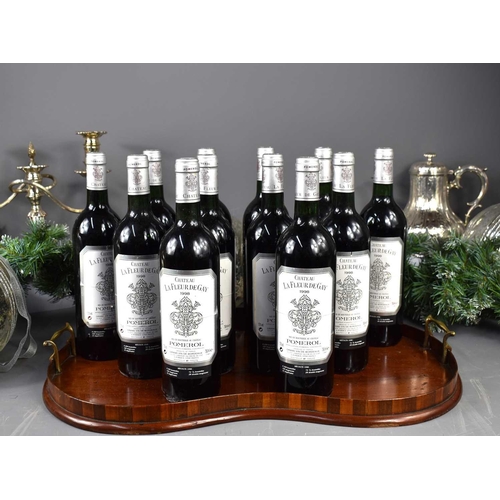 33 - Twelve bottles of Chateau La Fleur de Gay, Pomerol red wine, 1998, 750ml