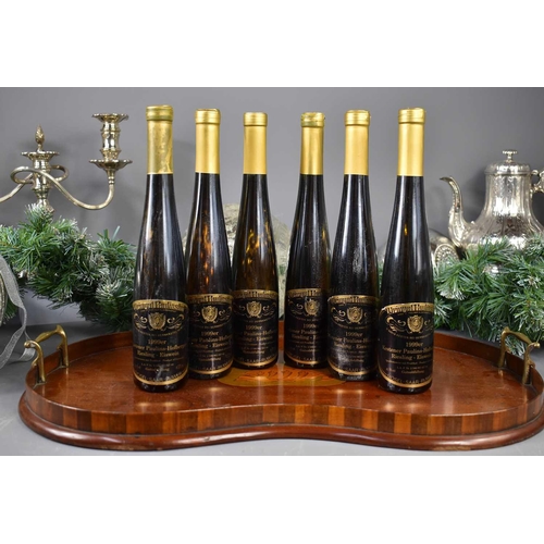 4 - Six bottles of Kestener Paulins-Hofberger Reisling-Eiswein, 1999er, 375ml.