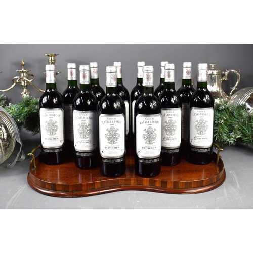 47 - Twelve bottles of Chateau La Fleur de Gay red wine, Pomerol 1997, 750ml.