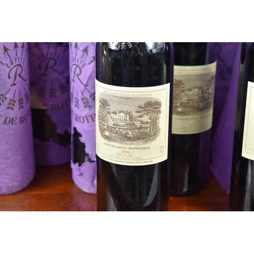 57 - Twelve bottles of Chateau Lafite Rothschild red wine, Pauillac, 1996, 750ml.