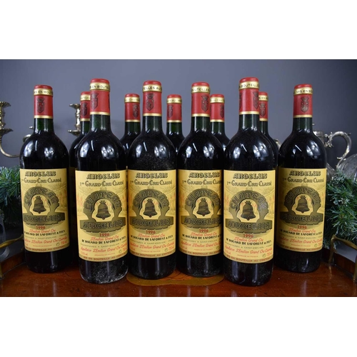 69 - Eleven bottles of Chateau Angelus St Emilion Grand Cru, 1996, 750ml.