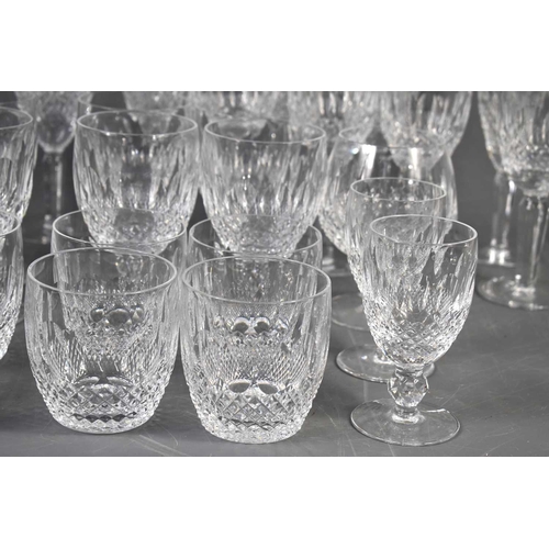 178 - A group of Waterford crystal glasses in the Colleen pattern, to include eight red wine, eight white ... 