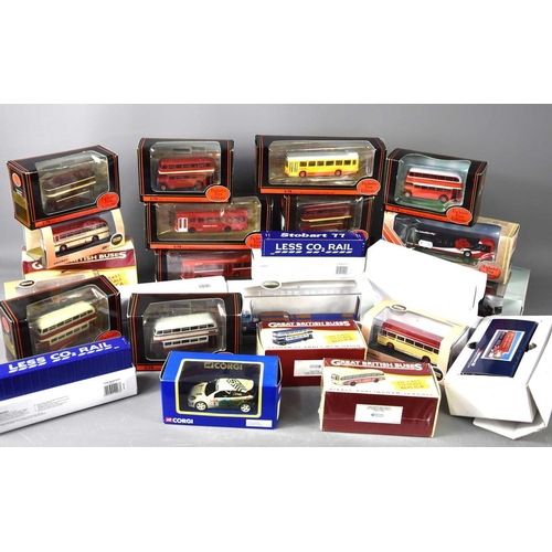 335 - A group of boxed Oxford, Atlas Editions and Gilbow diecast vehicles to include Eddie Stobart haulage... 