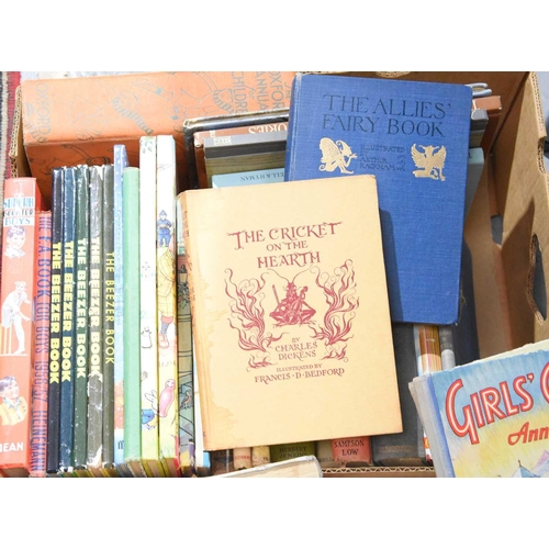 420 - A large group of Children's and other collectable books to include Rupert annuals, Harry Potter, The... 