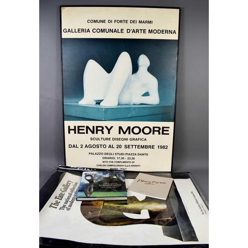 460 - Henry Moore (British 1898-1986): an original 1980's exhibition poster for Galleria Comunale D'Arte M... 