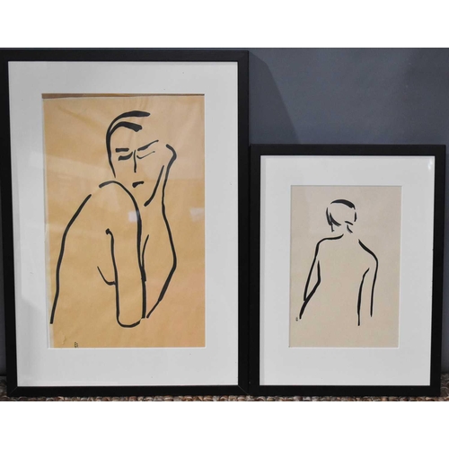 471 - Two limited edition prints, female studies, one 52/96 31 by 20cm.