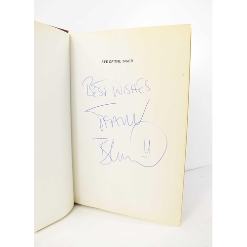 202 - Frank Bruno, signed: Eye of the Tiger, My Life, by Frank Bruno, signed 'Best Wishes, Frank Bruno' to... 