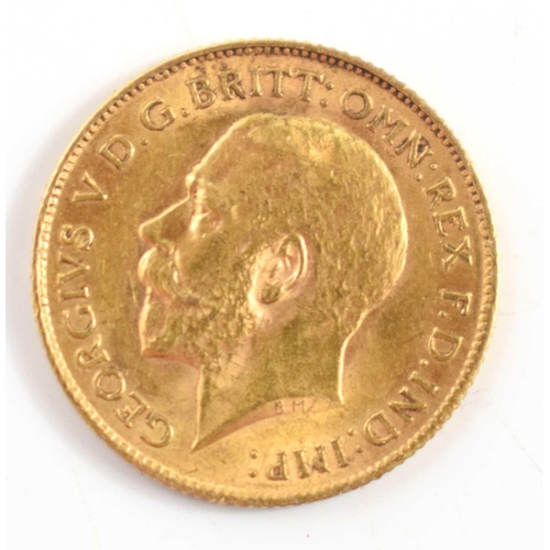 340 - A George V gold half sovereign, 1912.