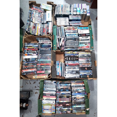 651 - A large group of 350 plus DVDs and boxsets, mostly fantasy and sci-fi to include Star Trek The Next ... 