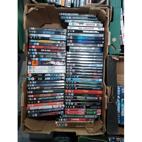 651 - A large group of 350 plus DVDs and boxsets, mostly fantasy and sci-fi to include Star Trek The Next ... 