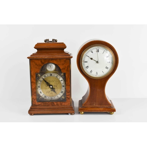 332 - An Elliot clock by T.A Kenn & Son Ltd of Wolverhampton, together with an Edwardian mantle clock with... 