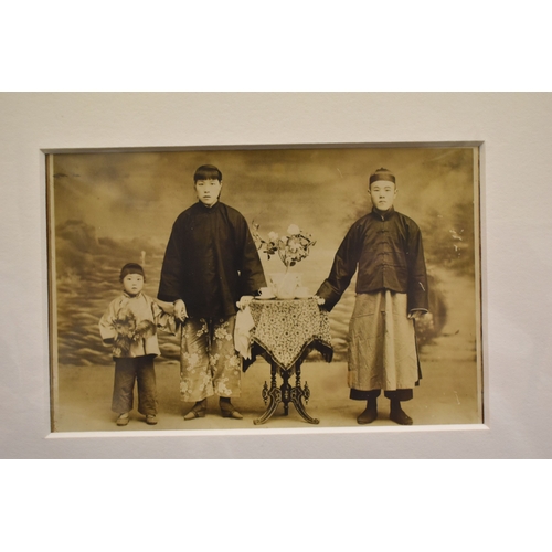 281 - A group of eight Chinese photographs and postcards, some depicting bound feet. [Provenance: the McCl... 