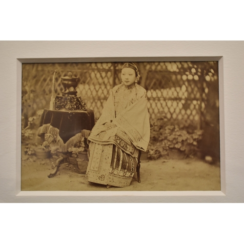 281 - A group of eight Chinese photographs and postcards, some depicting bound feet. [Provenance: the McCl... 