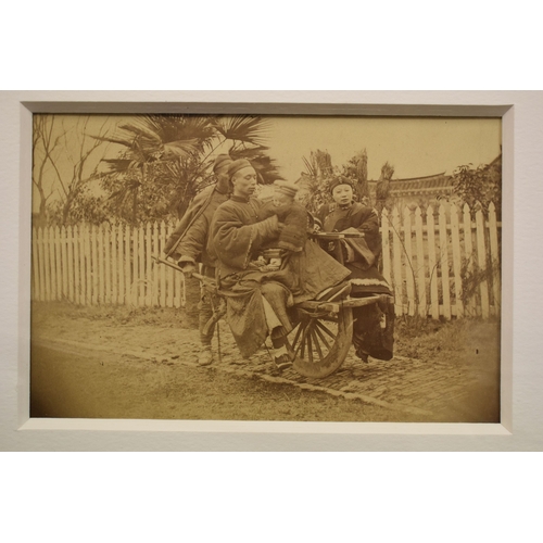 281 - A group of eight Chinese photographs and postcards, some depicting bound feet. [Provenance: the McCl... 