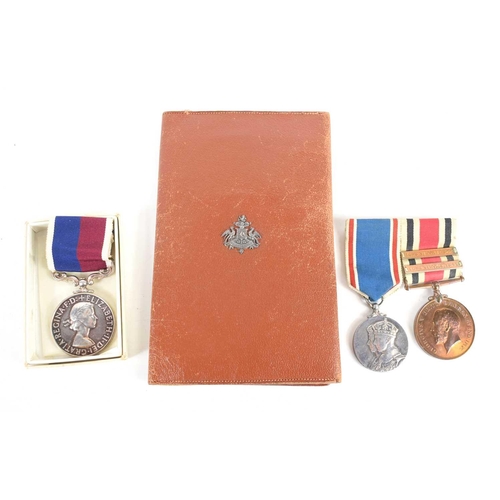 21 - A RAF Long Service and Good Conduct Medal awarded to Sgt R.B Bingham M4148137, together with a Coron... 