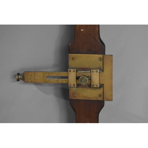 31 - A vintage Great Western Railway, Signal Department, track measuring tool.