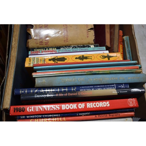 59 - A group of vintage books to include various Childrens annuals, The Beatles by Royal Command, Horses ... 