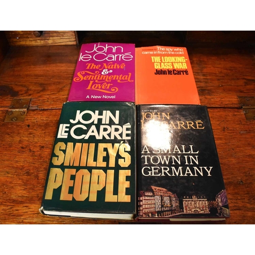 16 - John le Carre: A collection of four first edition hardback books by John le Carre, to include The Lo... 