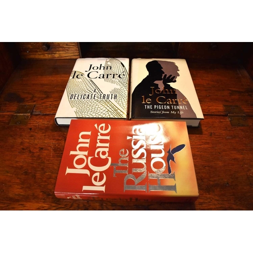 19 - John le Carre: A collection of three unread hardback first edition books by John le Carre with origi... 