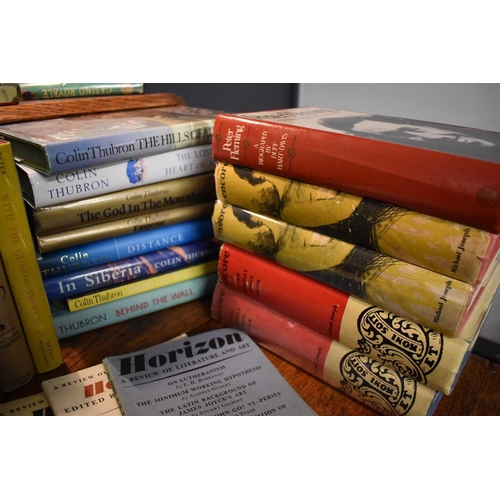 39 - A quantity of vintage hardback books of literary and travel interest, to include first editions of t... 