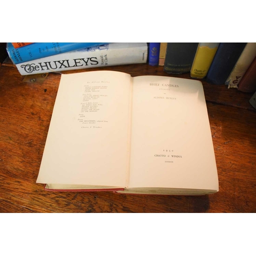 42 - Aldous Huxley: a large quantity of novels by Aldous Huxely, with some first edition harbacks, to inl... 