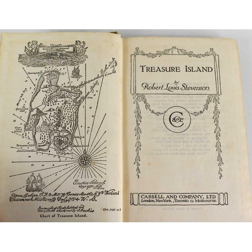 51 - Robert Louis Stevenson, Treasure Island, 1st edition but later impression, published by Cassell and ... 