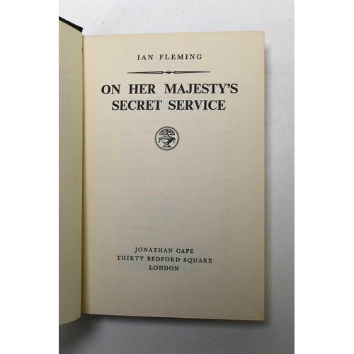 58 - Ian Fleming, On Her Majesty's Secret Service, 1st edition, 3rd impression, published by Jonathan Cap... 