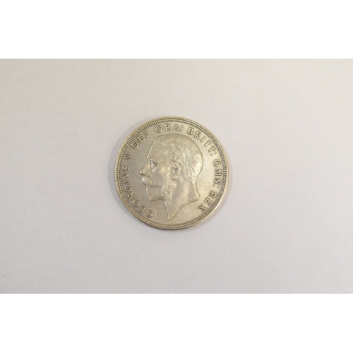 356 - A George V, 1934 silver wreath crown, weight 28.18g