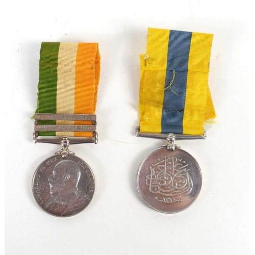 15 - A medal group awarded to Lt.Col / Major F. Smith, Army Veterinary Department comprising of Khedive's... 