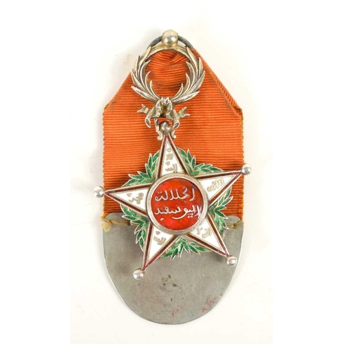 16 - An Order of Ouissam Alaouite Knights Cross medal.