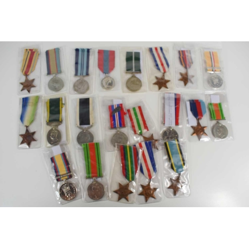 47 - A collection of WWII and later medals to include an Imperial Service Medal to Harry Carter, India Se... 