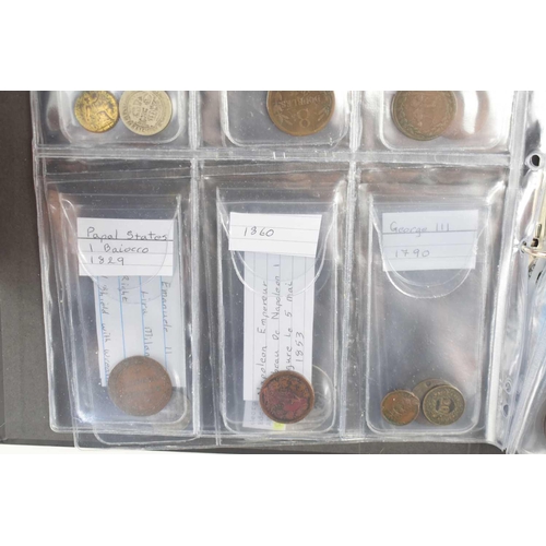 77 - An collection of GB and Worldwide coinage and tokens to include a silver US dollar, a George IV 1822... 