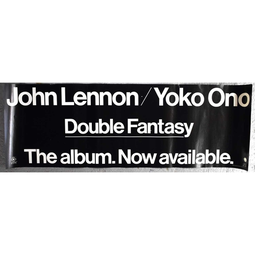 94 - Beatles Memorabilia: An original promo poster advertising the release of John Lennon’s last album Do... 