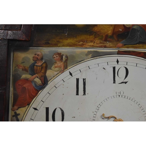 567 - Local interest: A 19th century Thomas Haynes of Stamford mahogany and oak longcase clock, the painte... 